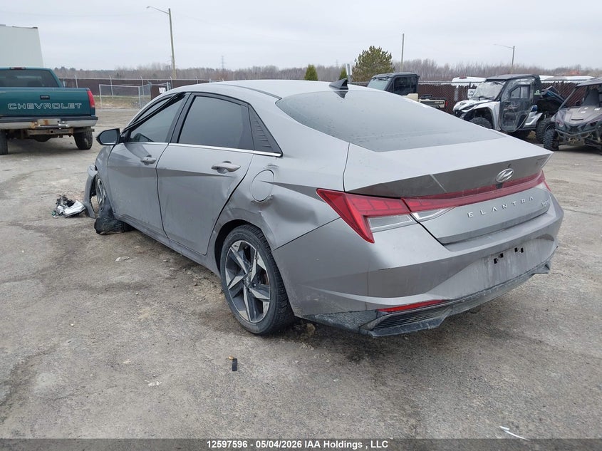 Vin: kmhln4aj2pu085919, lot: 2994692, hyundai elantra hybrid luxury 20233