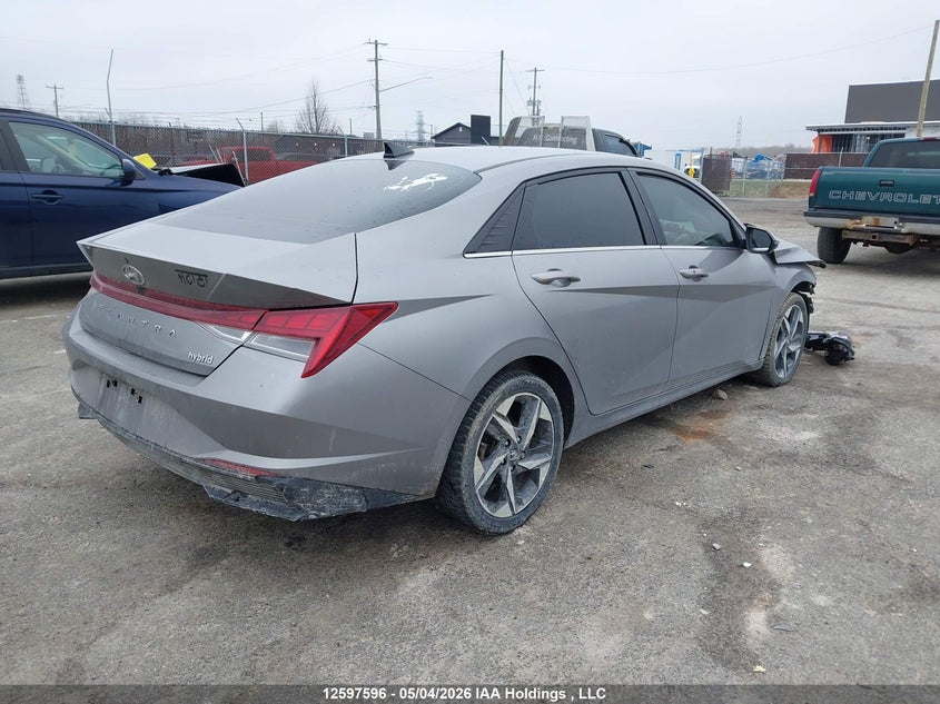 Vin: kmhln4aj2pu085919, lot: 2994692, hyundai elantra hybrid luxury 20234