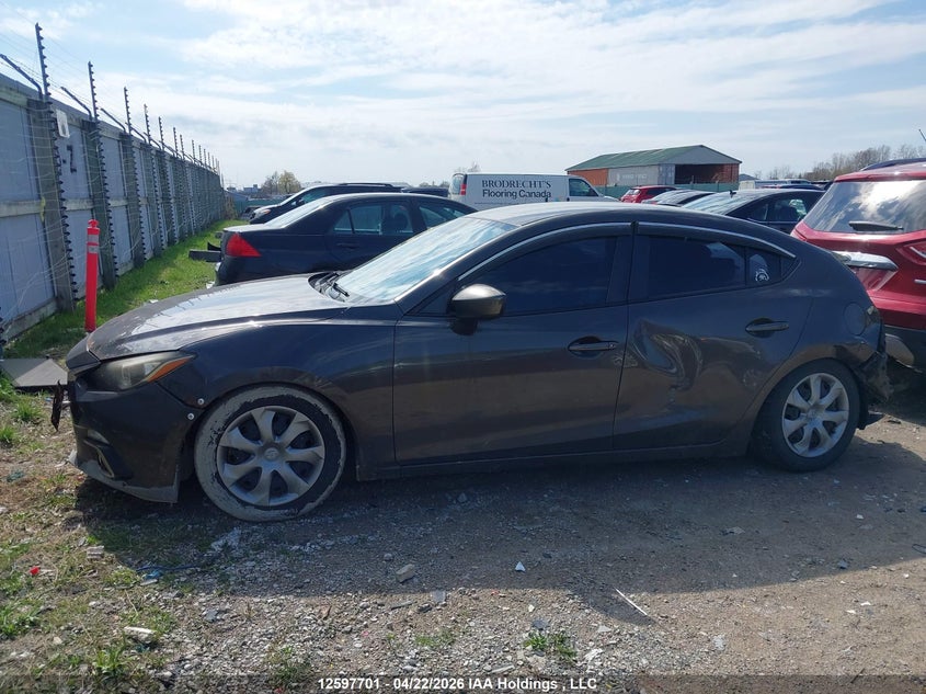 2015 MAZDA 3 SEDAN 2.0L I-4 DI, DOHC, VVT, 155HP