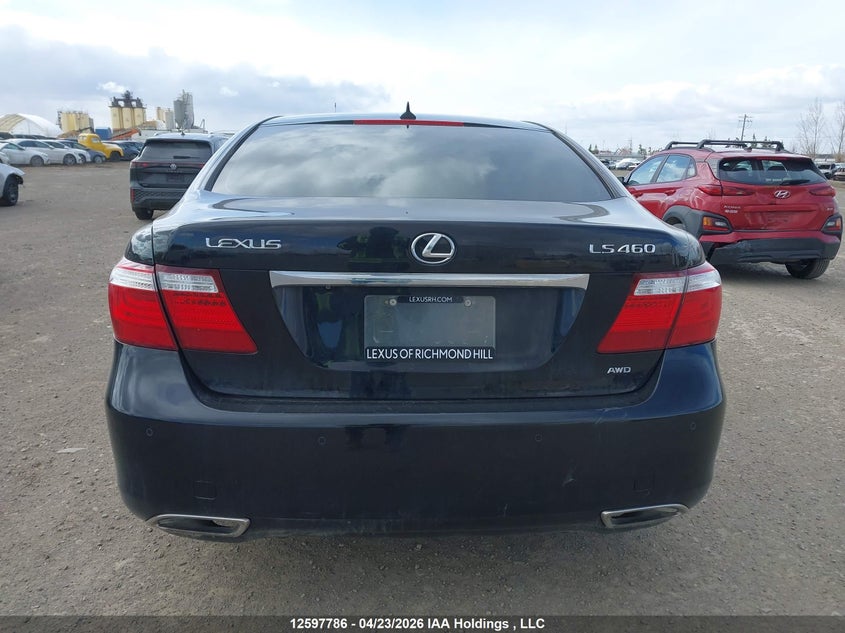 2009 Lexus Ls 460 VIN: JTHCL46F495002582 Lot: 12597786