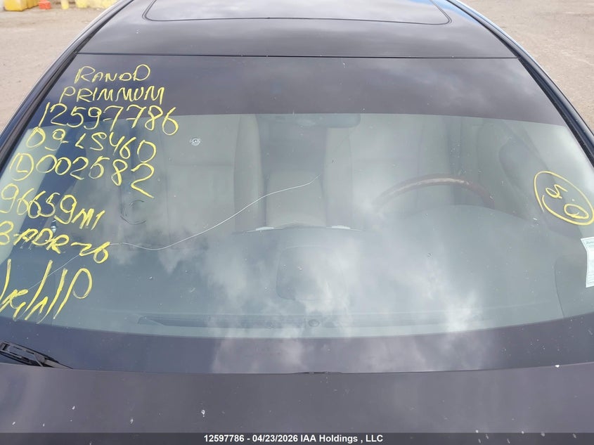 2009 Lexus Ls 460 VIN: JTHCL46F495002582 Lot: 12597786