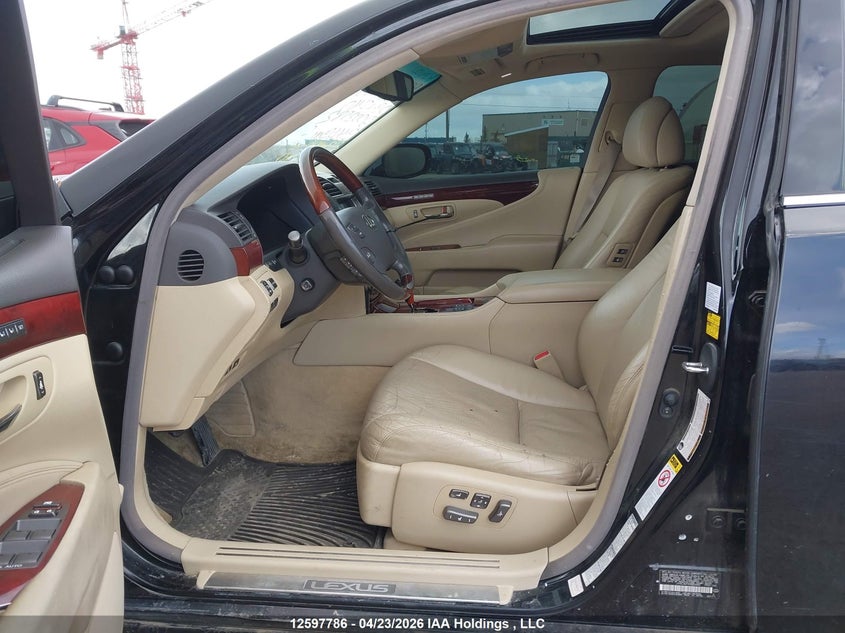 2009 Lexus Ls 460 VIN: JTHCL46F495002582 Lot: 12597786