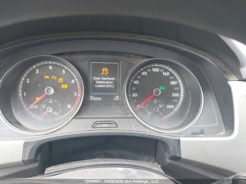 2018 Volkswagen Atlas Trendline VIN: 1V2BP2CA4JC577441 Lot: 12598001