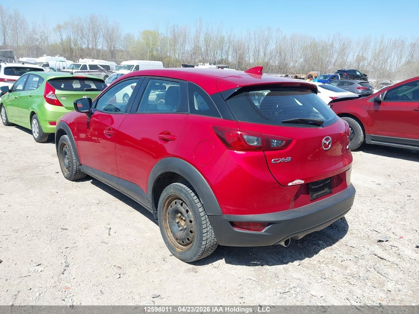 Vin: jm1dkbc71g0113014, lot: 2995130, mazda cx-3 gs 20163