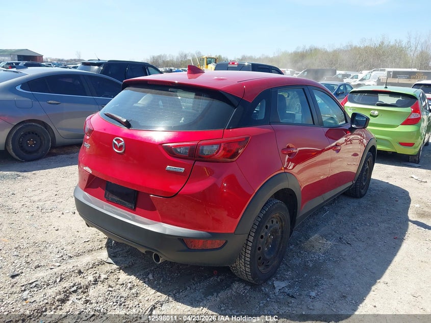Vin: jm1dkbc71g0113014, lot: 2995130, mazda cx-3 gs 20164