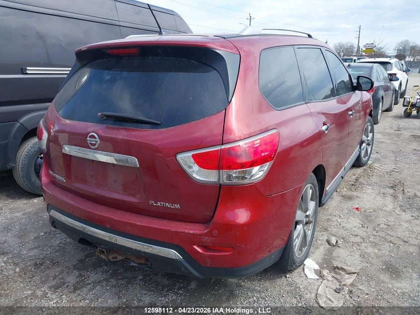 Vin: 5n1ar2mm0fc650436, lot: 2995237, nissan pathfinder s/sv/sl/platinum 20154