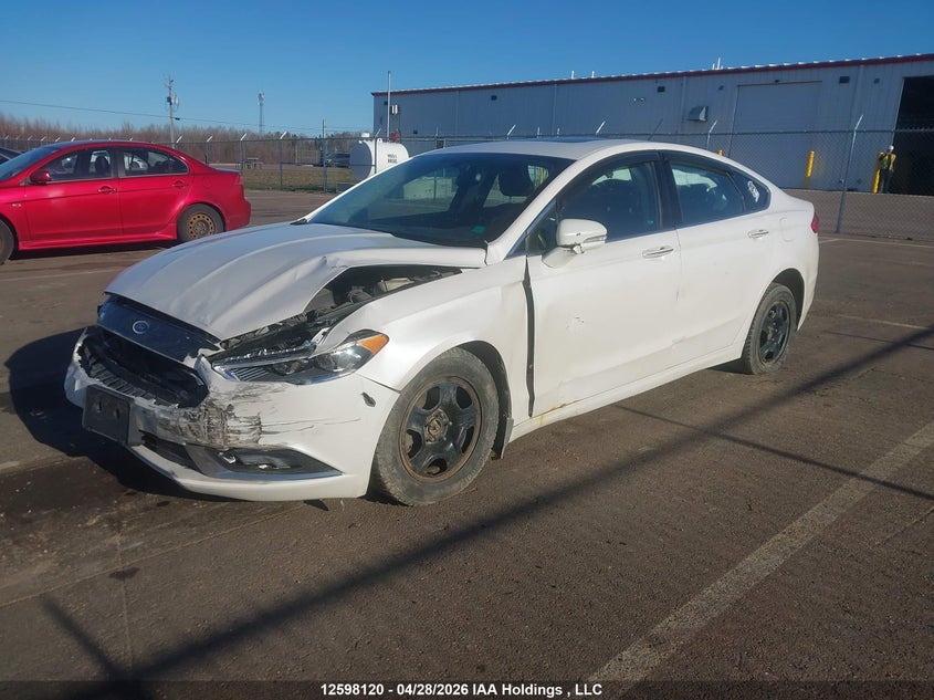 2017 Ford Fusion, Front, IAAI, VIN 3FA6P0T90HR101413 — photo 2