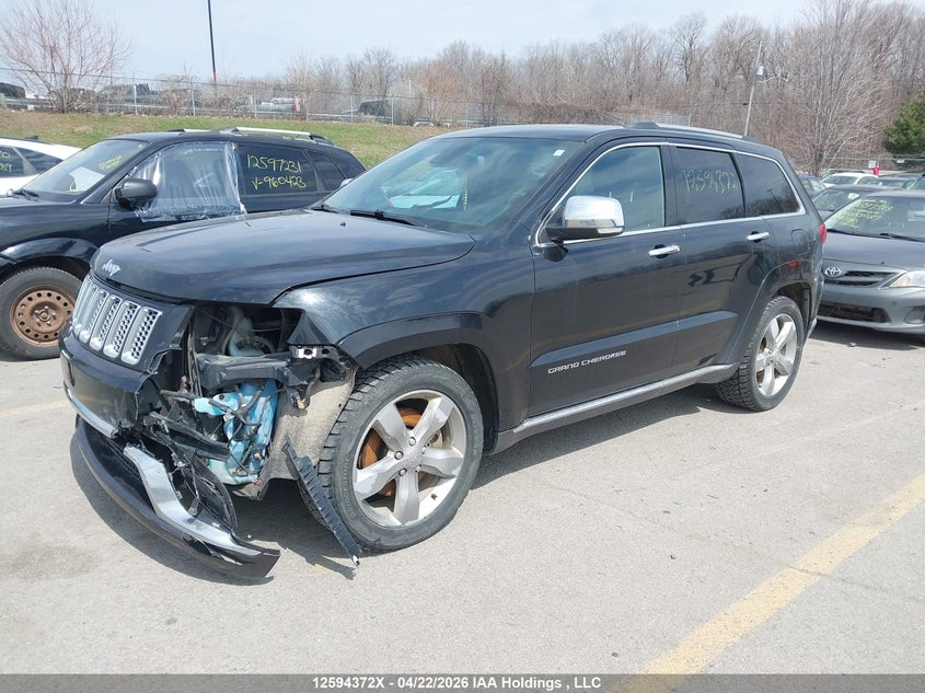 2014 Jeep Grand Cherokee, Удар спереду, IAAI, VIN 1C4RJFJT0EC334471 — фото 2