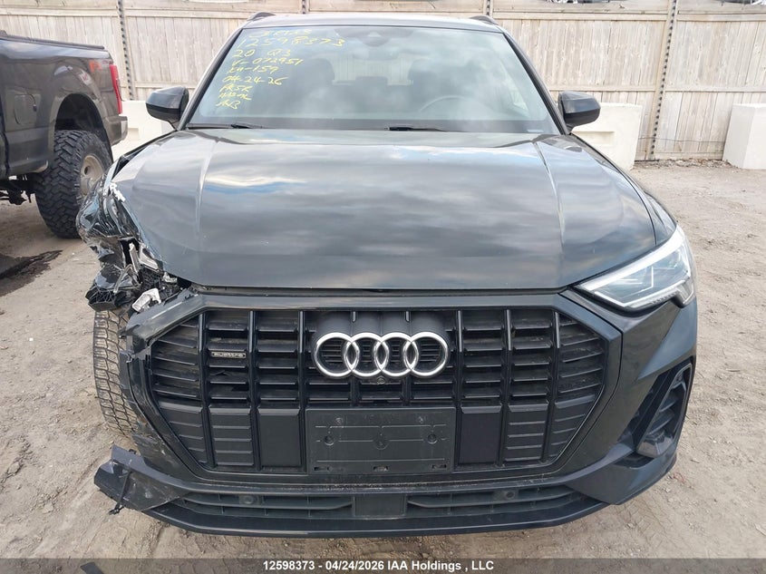 2020 Audi Q3 Prestige S-Line VIN: WA1FECF35L1072951 Lot: 12598373