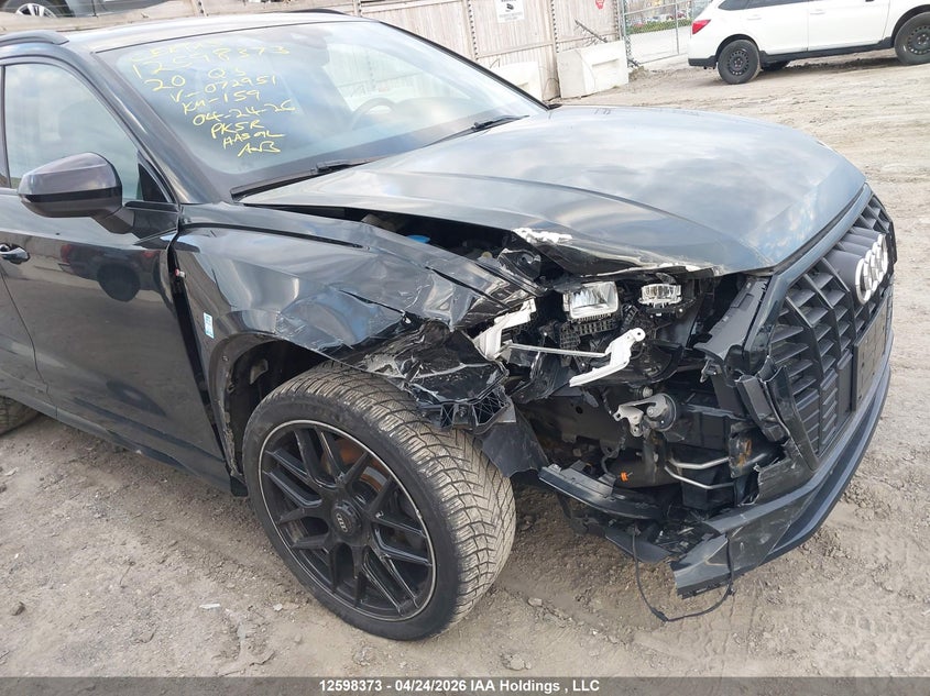 2020 Audi Q3 Prestige S-Line VIN: WA1FECF35L1072951 Lot: 12598373
