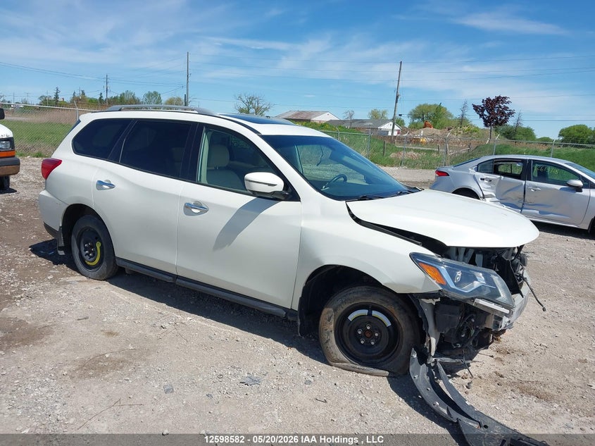 2018 Nissan Pathfinder S/Sv/Sl/Platinum, Front, IAAI, VIN 5N1DR2MM4JC606266
