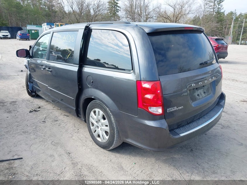 2016 Dodge Caravan 3.6 Se Grey Lot 111012598588 Vin 2C4RDGBG7GR374149