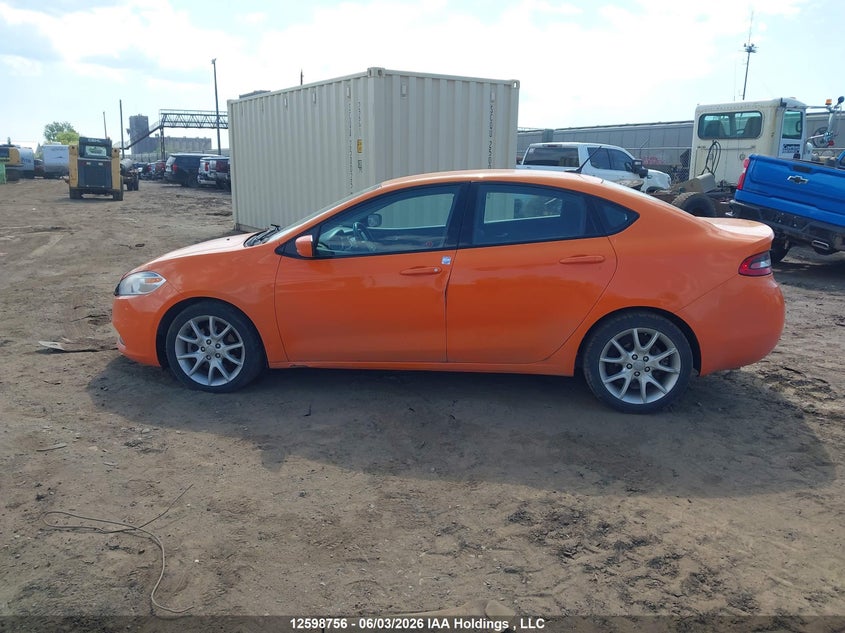 2013 Dodge Dart Sxt/Rallye VIN: 1C3CDFBA7DD171762 Lot: 12598756