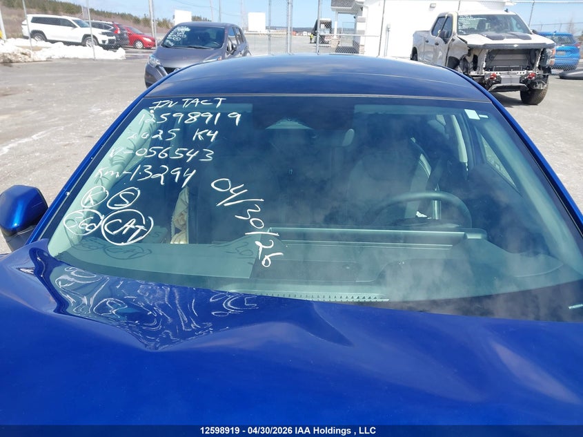 2025 Kia K4 Ex/Ex+ VIN: 3KPFU4DE0SE056543 Lot: 12598919