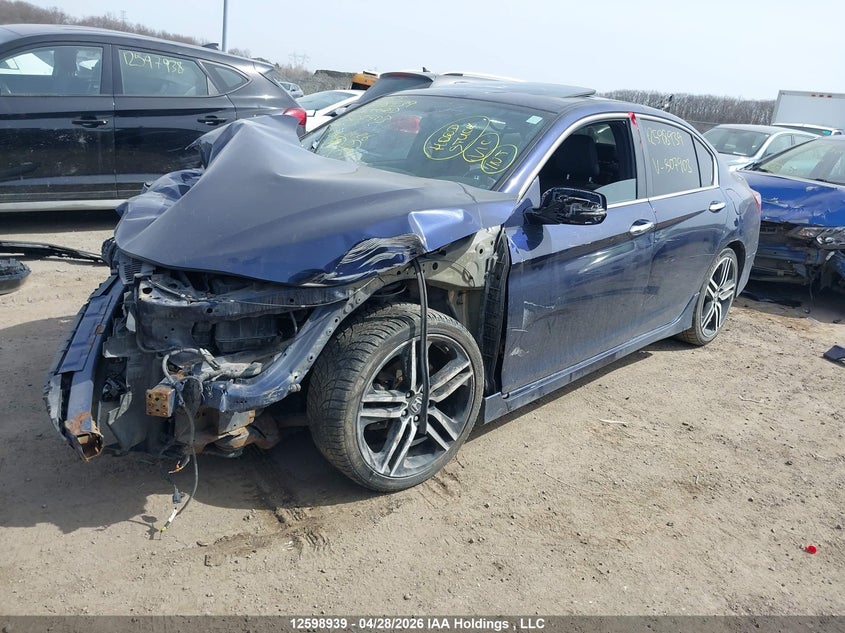 Vin: 1hgcr2f50ga807903, lot: 2996161, honda accord 20162