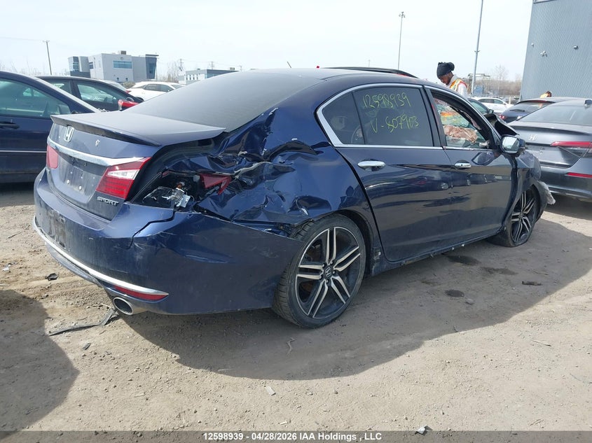 Vin: 1hgcr2f50ga807903, lot: 2996161, honda accord 20164
