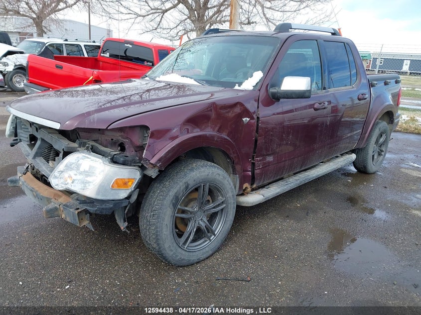 2007 Ford Explorer Sport Trac Limited, Front, IAAI, VIN 1FMEU53897UB05661 — photo 2