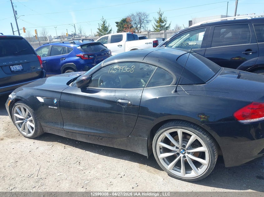 2011 BMW Z4 3.0 Sdrive35I black Lot 111012599308 Vin WBALM7C59BE384235