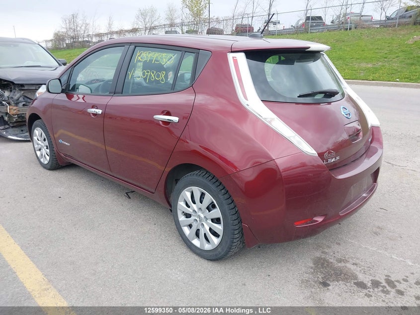 Vin: 1n4bz0cp3hc309808, lot: 2996618, nissan leaf s/sv/sl 20173