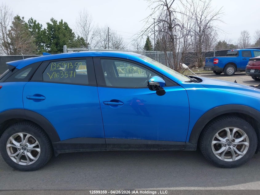 2016 Mazda Cx-3 VIN: JM1DKBC75G0103571 Lot: 12599359