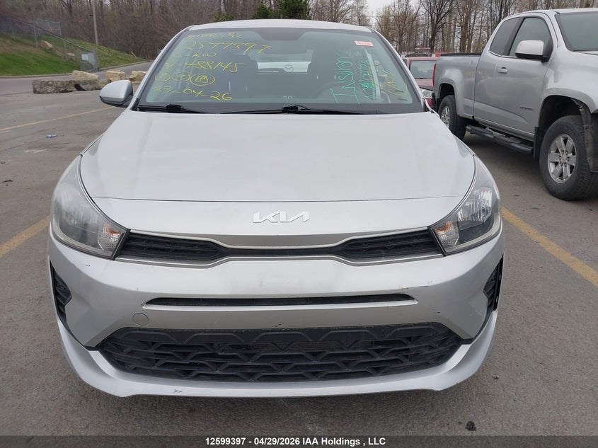 2022 Kia Rio VIN: 3KPA25AD3NE488145 Lot: 12599397
