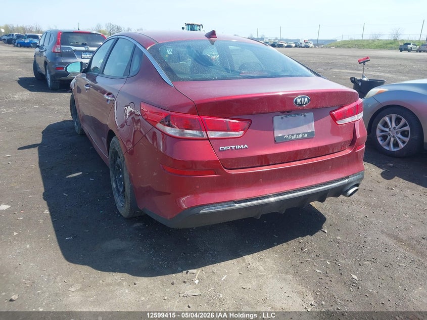 Vin: 5xxgt4l36kg281998, lot: 2996685, kia optima lx/lx+ 20193
