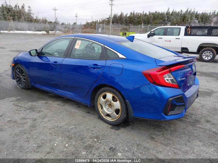 Vin: 2hgfc1e59lh200520, lot: 2996754, honda civic si si 20203