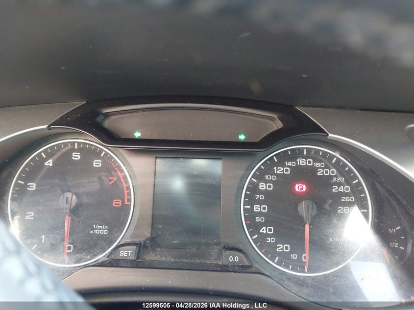 2012 Audi A4 2.0T VIN: WAUBFCFL8CN000228 Lot: 12599505
