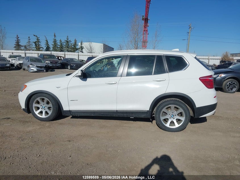2011 BMW X3 xDrive28I VIN: 5UXWX5C56BL703614 Lot: 12599589
