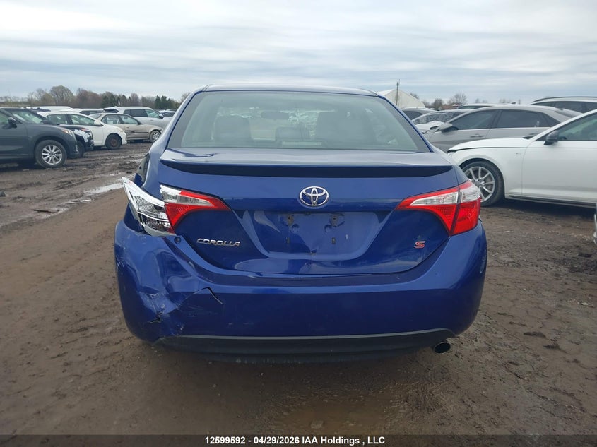 2015 Toyota Corolla L/Le/Le Pls/Prm/S/S Pls VIN: 2T1BURHE6FC292706 Lot: 12599592