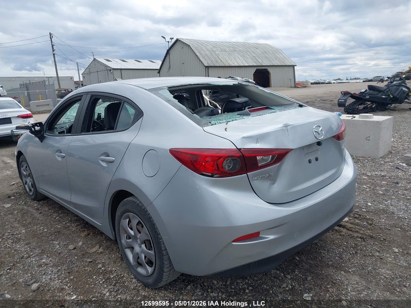 Vin: jm1bn1u77j1175493, lot: 2996873, mazda mazda3 gx 20183