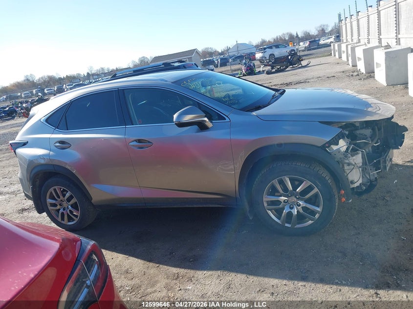 2017 Lexus Nx 200T/Base/F Sport VIN: JTJBARBZ8H2102164 Lot: 12599646