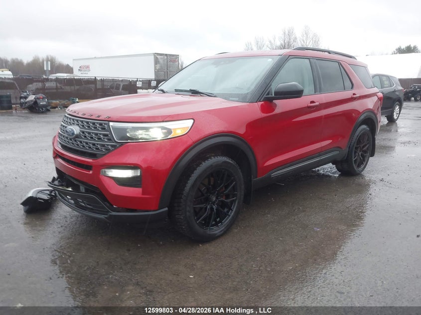 2021 Ford Explorer, Удар спереду, IAAI, VIN 1FMSK8DH2MGA89869 — фото 2