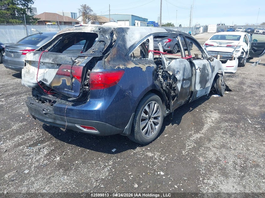 Vin: 5fryd4h47fb502616, lot: 2997101, acura mdx technology 20154