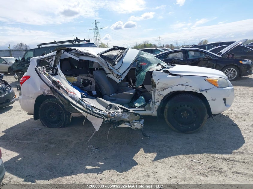 2012 Toyota Rav4 2.5 white Lot 111012600033 Vin 2T3BF4DV8CW232933