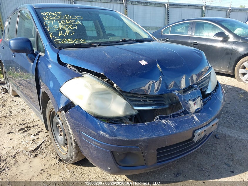2009 Nissan Versa VIN: 3N1BC13EX9L381761 Lot: 12600200