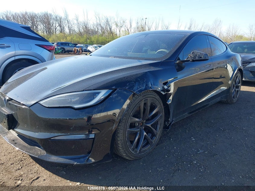 2022 Tesla Model S VIN: 5YJSA1E5XNF485529 Lot: 12600378
