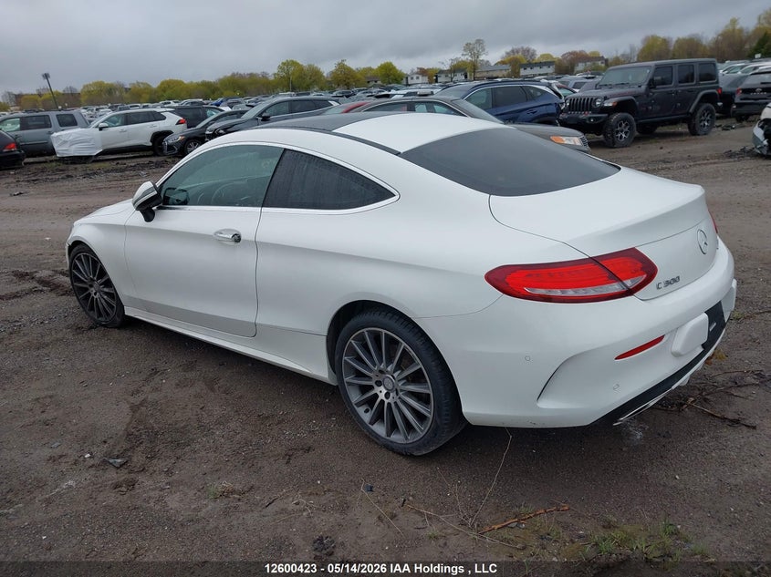 Vin: wddwj4kb0hf426749, lot: 2997771, mercedes-benz c 300 4matic 20173