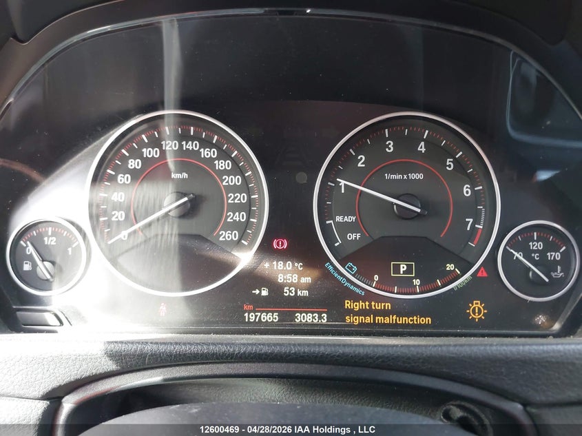 2014 BMW 328I xDrive VIN: WBA3B3C52EJ982810 Lot: 12600469