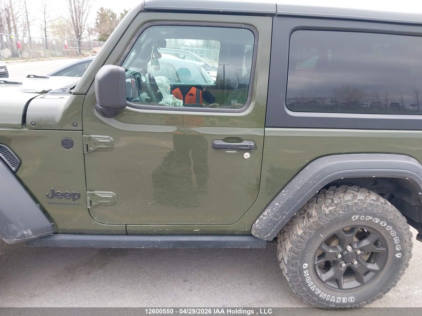 2022 Jeep Wrangler Willys VIN: 1C4HJXAG1NW202130 Lot: 12600550