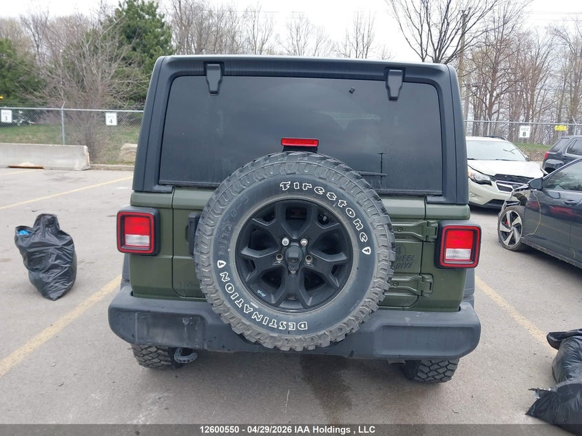 2022 Jeep Wrangler Willys VIN: 1C4HJXAG1NW202130 Lot: 12600550