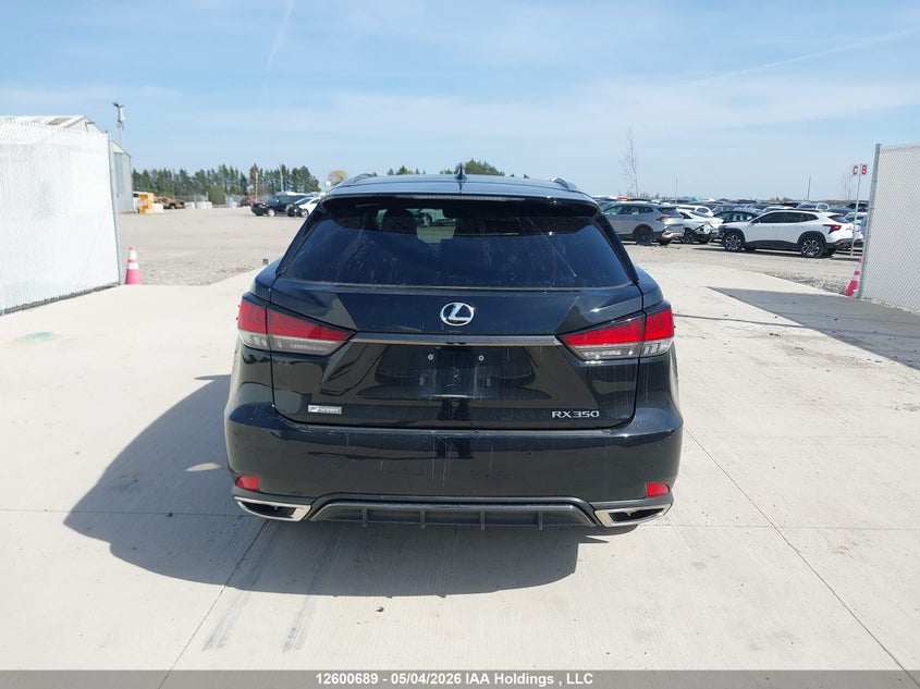 2020 Lexus Rx 3.5 F Sport Black Lot 111012600689 Vin 2T2YZMDA3LC237915