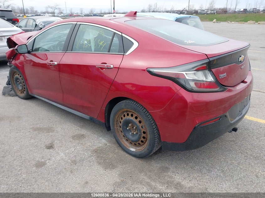 Vin: 1g1ra6s5xju137644, lot: 2998199, chevrolet volt 20183