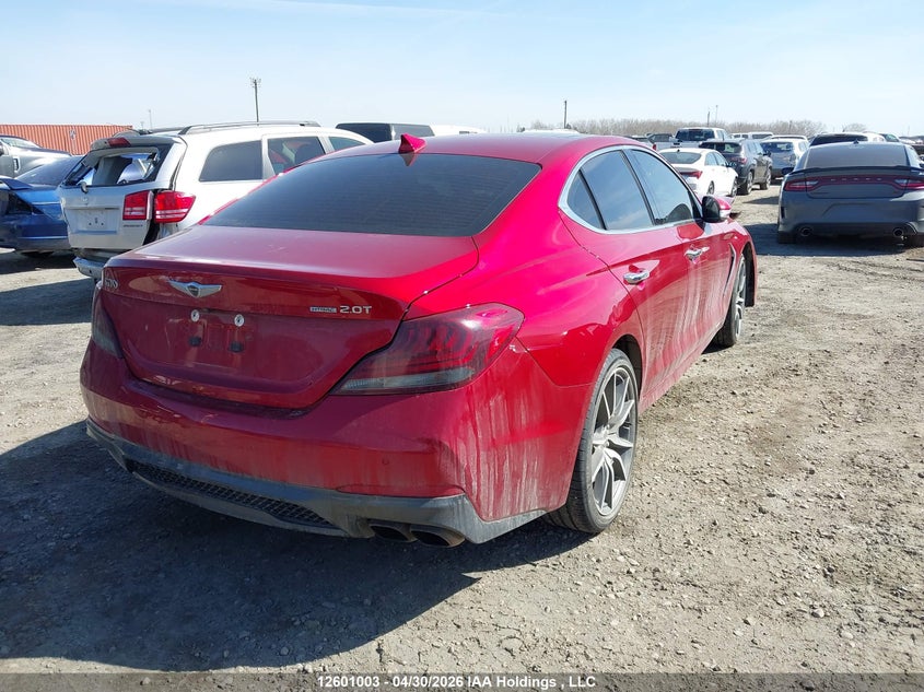 Vin: kmtg44laxlu055357, lot: 2998378, genesis g70 prestige/sport 20204