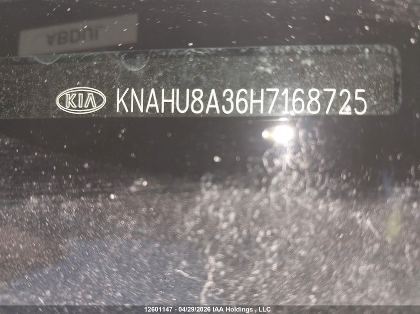 2017 KIA RONDO WAGON 2.0L I-4 DI, DOHC, VVT, 164HP