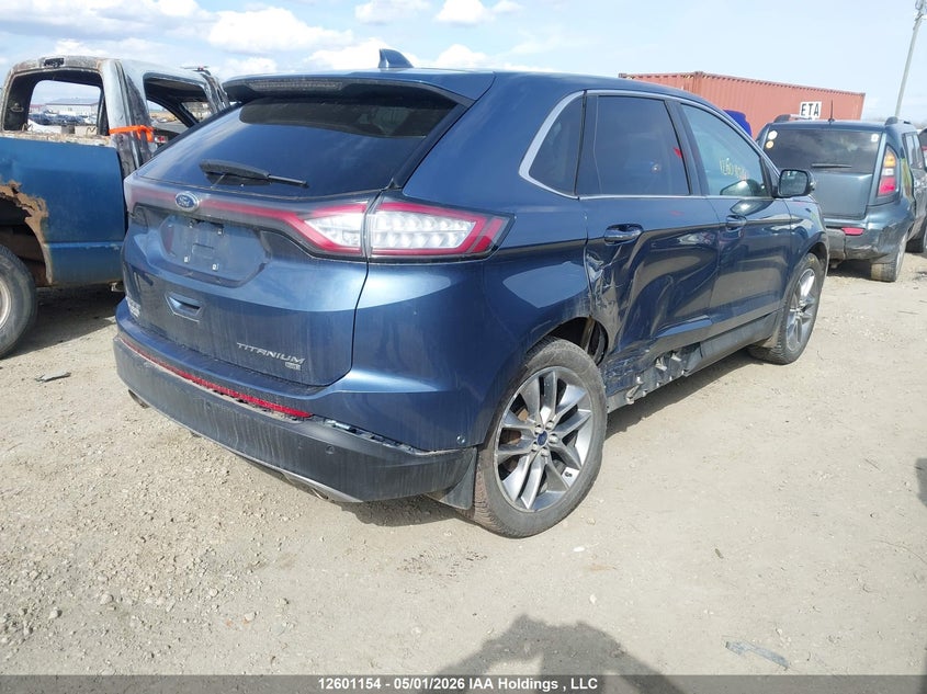 Vin: 2fmpk4k89jbb60490, lot: 2998531, ford edge titanium 20184