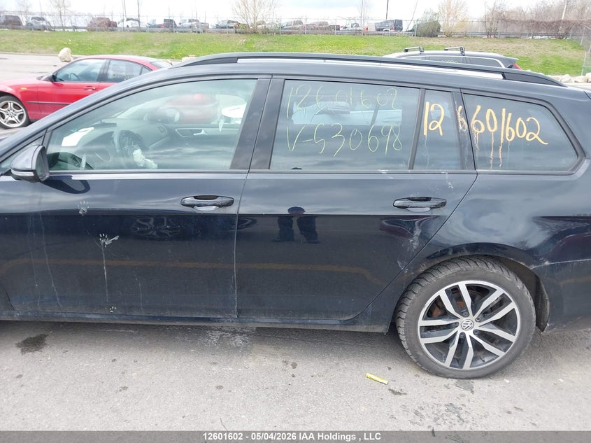 2017 Volkswagen Golf Sportwagen 1.8 Tsi Comfortline/1.8 Tsi Highline/1.8 Tsi Trendline VIN: 3VW017AU1HM530698 Lot: 12601602