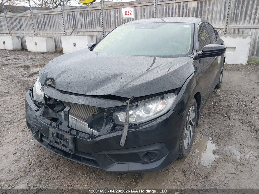 Vin: 2hgfc2f81jh043755, lot: 2999117, honda civic ex 4dr 20182