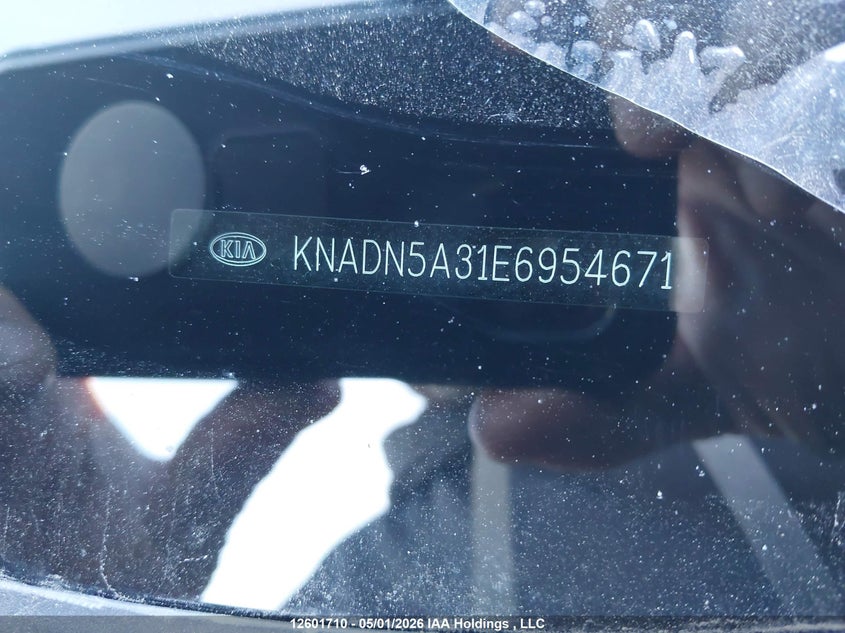 2014 Kia Rio Ex VIN: KNADN5A31E6954671 Lot: 12601710