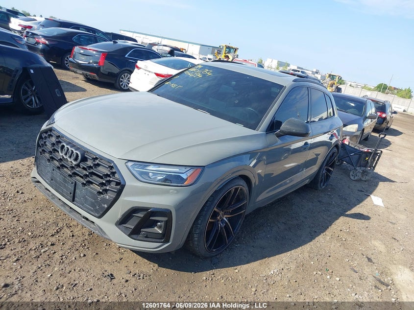 2022 Audi Q5, Theft Recovery, IAAI, VIN WA1EAAFYXN2052294 — photo 2